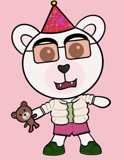Best Polygon NFT Collection on Opensea - Jolly Teddy Party #928
