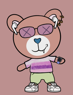 Best Polygon NFT Collection on Opensea - Jolly Teddy Party #9290
