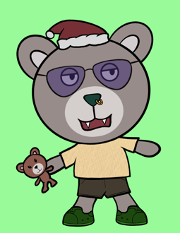 Best Polygon NFT Collection on Opensea - Jolly Teddy Party #9299