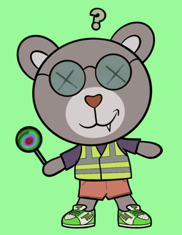 Best Polygon NFT Collection on Opensea - Jolly Teddy Party #9301