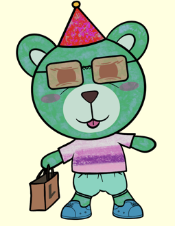 Best Polygon NFT Collection on Opensea - Jolly Teddy Party #9308