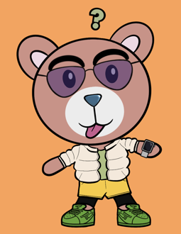 Best Polygon NFT Collection on Opensea - Jolly Teddy Party #9315