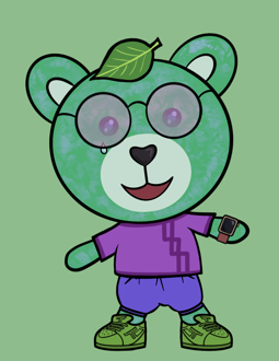 Best Polygon NFT Collection on Opensea - Jolly Teddy Party #9317