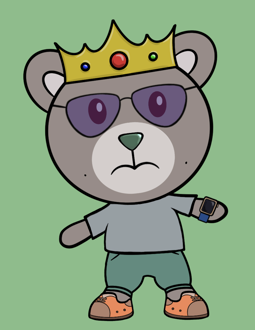 Best Polygon NFT Collection on Opensea - Jolly Teddy Party #9318