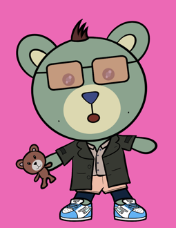 Best Polygon NFT Collection on Opensea - Jolly Teddy Party #9324