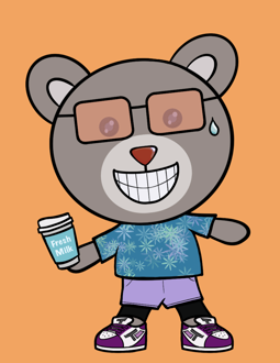Best Polygon NFT Collection on Opensea - Jolly Teddy Party #9330