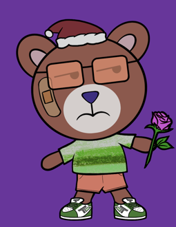 Best Polygon NFT Collection on Opensea - Jolly Teddy Party #9334