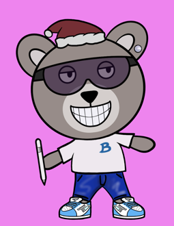 Best Polygon NFT Collection on Opensea - Jolly Teddy Party #9344