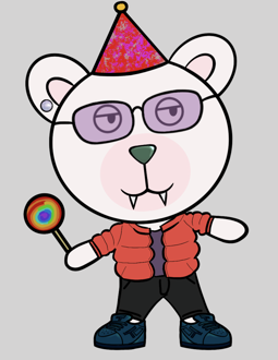 Best Polygon NFT Collection on Opensea - Jolly Teddy Party #937