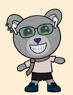 Best Polygon NFT Collection on Opensea - Jolly Teddy Party #9373