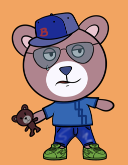Best Polygon NFT Collection on Opensea - Jolly Teddy Party #939