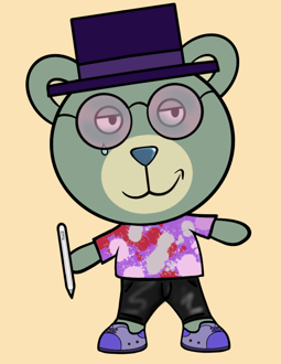 Best Polygon NFT Collection on Opensea - Jolly Teddy Party #9390