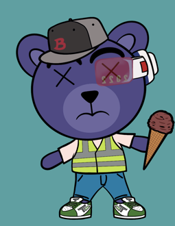 Best Polygon NFT Collection on Opensea - Jolly Teddy Party #94