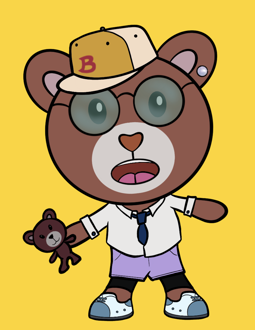 Best Polygon NFT Collection on Opensea - Jolly Teddy Party #9400