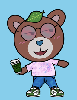 Best Polygon NFT Collection on Opensea - Jolly Teddy Party #9402