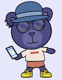 Best Polygon NFT Collection on Opensea - Jolly Teddy Party #9417