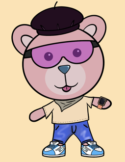 Best Polygon NFT Collection on Opensea - Jolly Teddy Party #9418