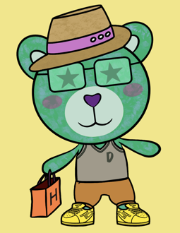Best Polygon NFT Collection on Opensea - Jolly Teddy Party #9419