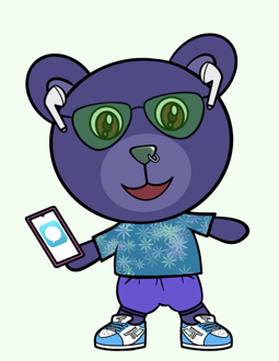 Best Polygon NFT Collection on Opensea - Jolly Teddy Party #9424