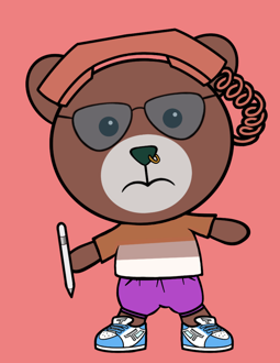 Best Polygon NFT Collection on Opensea - Jolly Teddy Party #9425