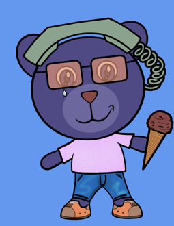 Best Polygon NFT Collection on Opensea - Jolly Teddy Party #9429