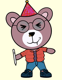 Best Polygon NFT Collection on Opensea - Jolly Teddy Party #9432