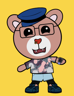 Best Polygon NFT Collection on Opensea - Jolly Teddy Party #9437
