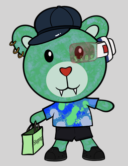 Best Polygon NFT Collection on Opensea - Jolly Teddy Party #9439