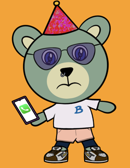 Best Polygon NFT Collection on Opensea - Jolly Teddy Party #9440
