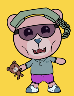Best Polygon NFT Collection on Opensea - Jolly Teddy Party #9446