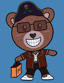 Best Polygon NFT Collection on Opensea - Jolly Teddy Party #945