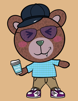 Best Polygon NFT Collection on Opensea - Jolly Teddy Party #9454