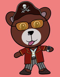 Best Polygon NFT Collection on Opensea - Jolly Teddy Party #9455