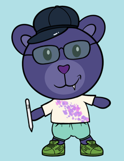 Best Polygon NFT Collection on Opensea - Jolly Teddy Party #9456