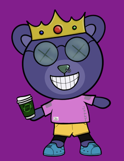 Best Polygon NFT Collection on Opensea - Jolly Teddy Party #9459