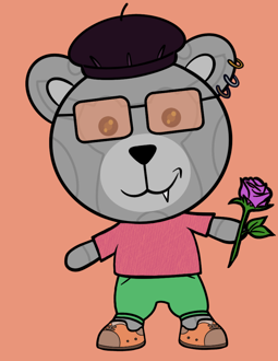 Best Polygon NFT Collection on Opensea - Jolly Teddy Party #9463