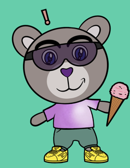 Best Polygon NFT Collection on Opensea - Jolly Teddy Party #9468