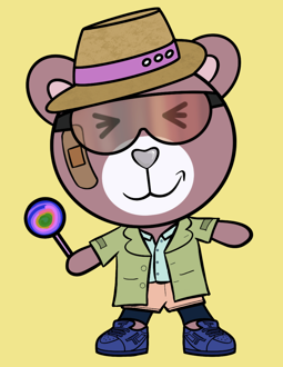 Best Polygon NFT Collection on Opensea - Jolly Teddy Party #9476