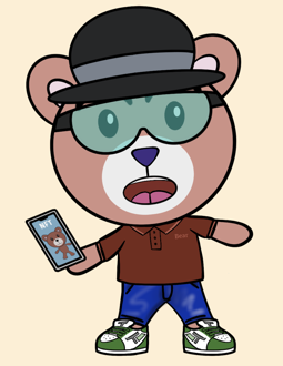 Best Polygon NFT Collection on Opensea - Jolly Teddy Party #9488