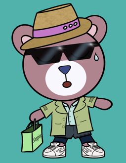 Best Polygon NFT Collection on Opensea - Jolly Teddy Party #9489