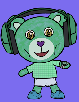 Best Polygon NFT Collection on Opensea - Jolly Teddy Party #9497