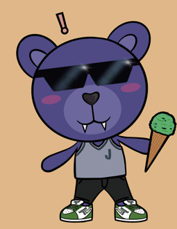 Best Polygon NFT Collection on Opensea - Jolly Teddy Party #9502