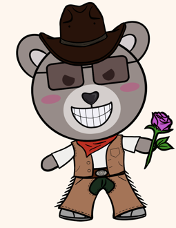 Best Polygon NFT Collection on Opensea - Jolly Teddy Party #9503