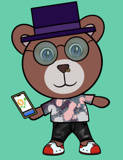 Best Polygon NFT Collection on Opensea - Jolly Teddy Party #9509