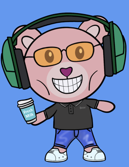 Best Polygon NFT Collection on Opensea - Jolly Teddy Party #9510