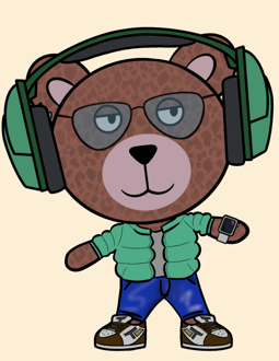 Best Polygon NFT Collection on Opensea - Jolly Teddy Party #9512