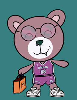 Best Polygon NFT Collection on Opensea - Jolly Teddy Party #952