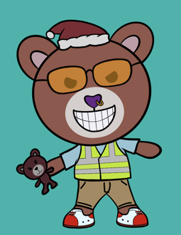 Best Polygon NFT Collection on Opensea - Jolly Teddy Party #9526