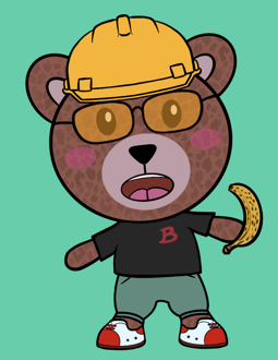 Best Polygon NFT Collection on Opensea - Jolly Teddy Party #9536