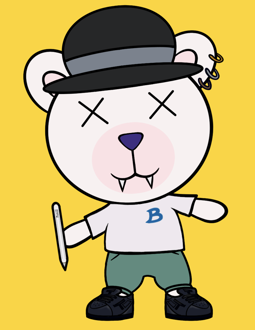 Best Polygon NFT Collection on Opensea - Jolly Teddy Party #9539